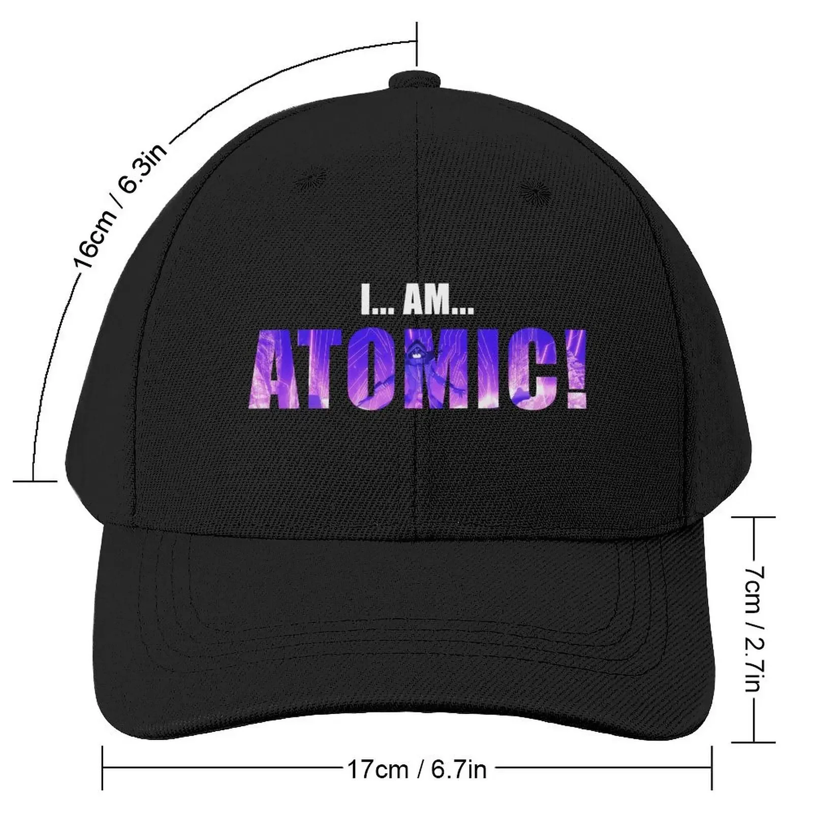 Shadow Ultimate Skill - I AM ATOMIC! - W Baseball Cap Hat Luxury Brand birthday dad hat Luxury Cap Women's Hats Men's