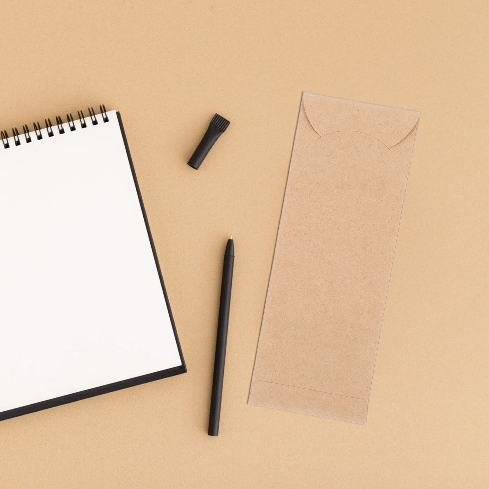 10 Buah Sarung Pembatas Buku Kraft Vintage Kosong Diy Penyimpanan Untuk Kartu Resin Kantong Pena Kantor Sekolah Perpustakaan Hadiah Pecinta Seni