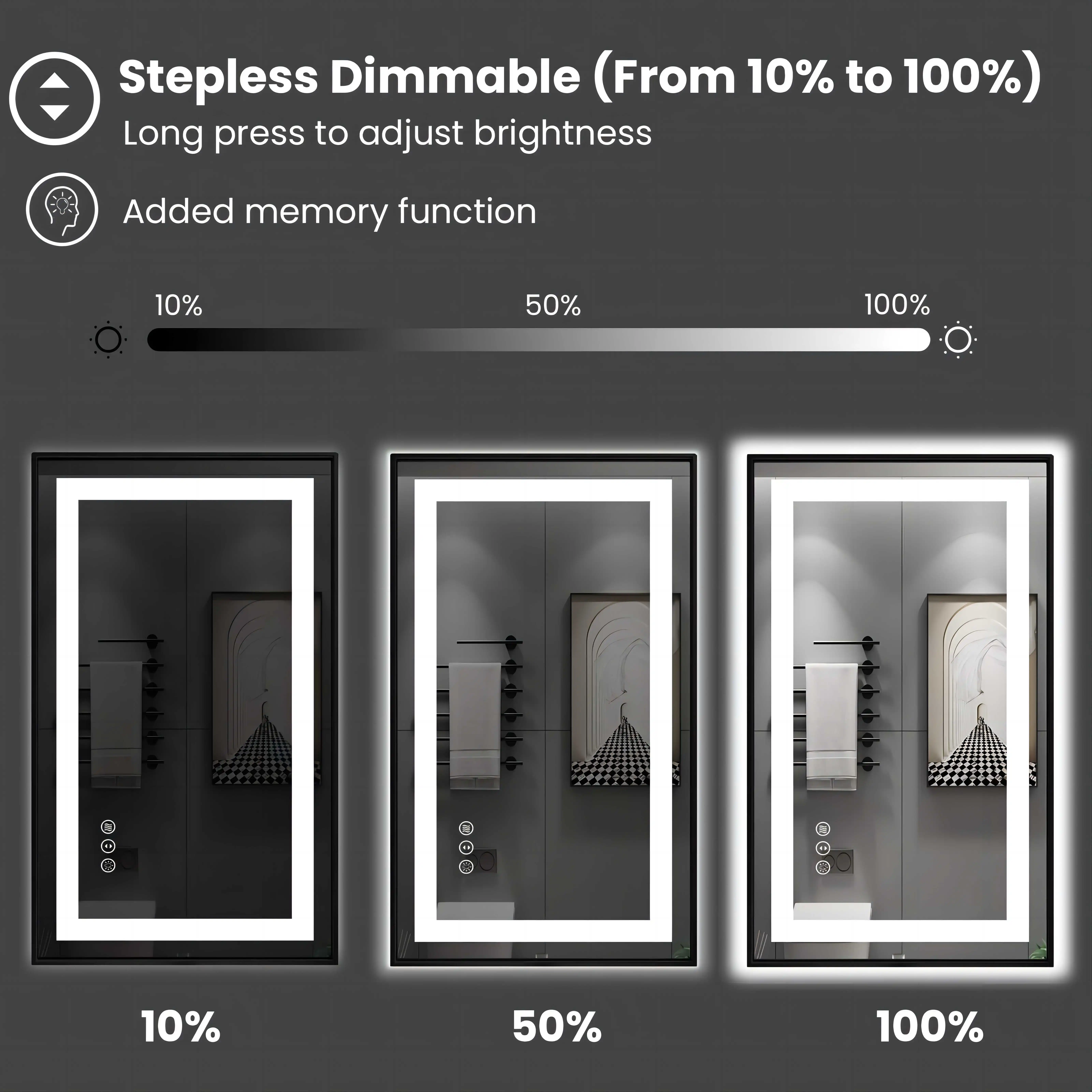 Android 11 TV LED Smart Kamar - Bathroom Mirror Led ulasan dan harga