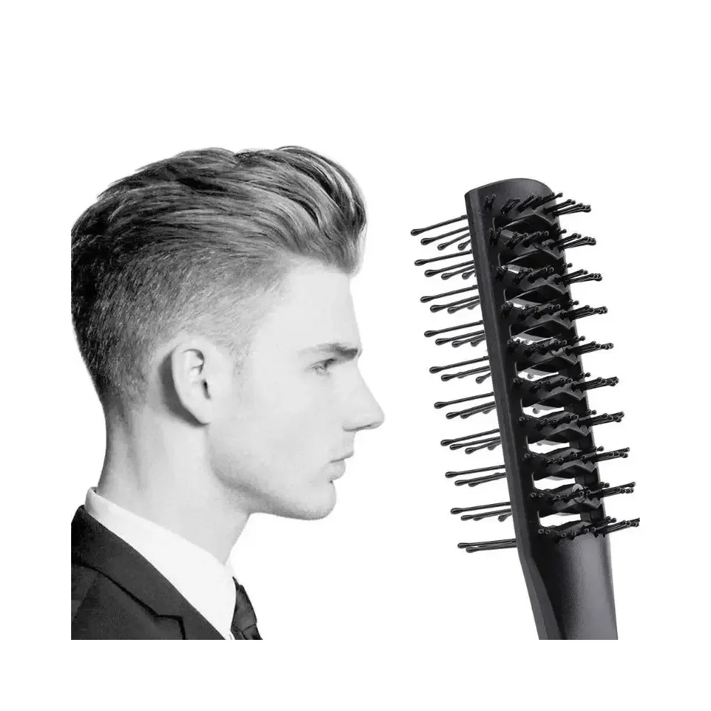 1 قطعة تصفيف الشعر وفك تشابك الأسنان واسعة مكافحة فقدان أمشاط تصفيف الشعر فرشاة برو صالون ضعف الجانب تدليك مشط مكافحة تشابك فرش