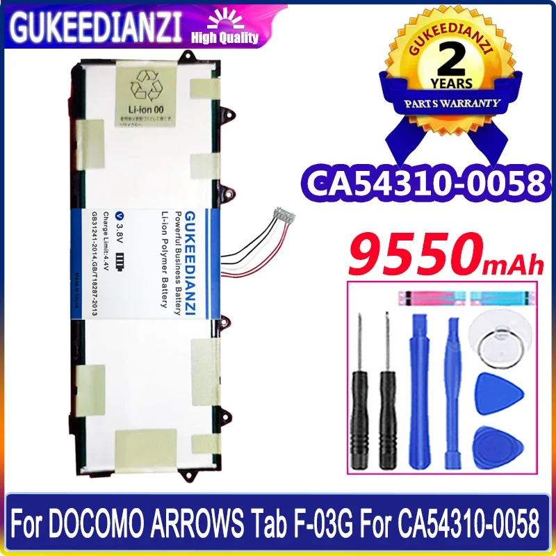 

CA543100058 9550mAh Battery for DOCOMO ARROWS Tab F-03G CA54310-0058 Tablet Batterij + Track NO.