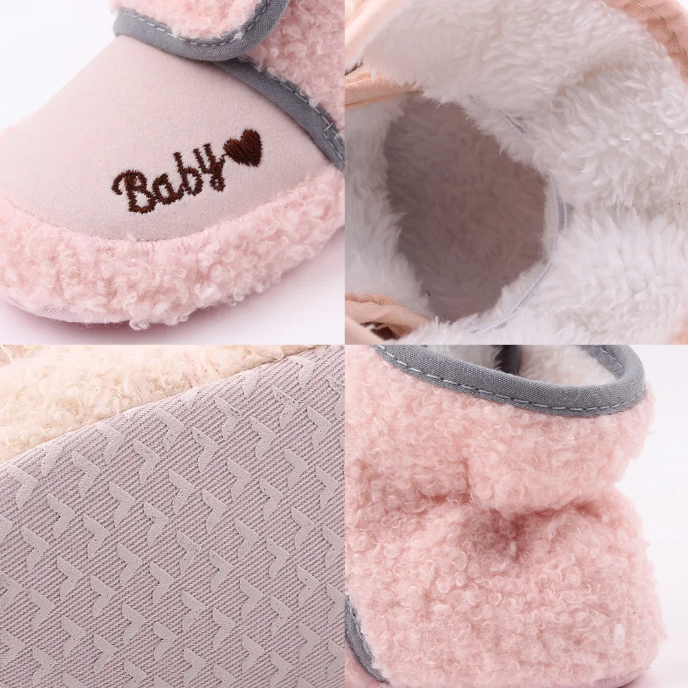 Yibubu Pink Baby Shoes Cute And Fashionable Soft Soled Indoor Toddler Shoes Simpie And Elegant Soft sole comfort In Winner