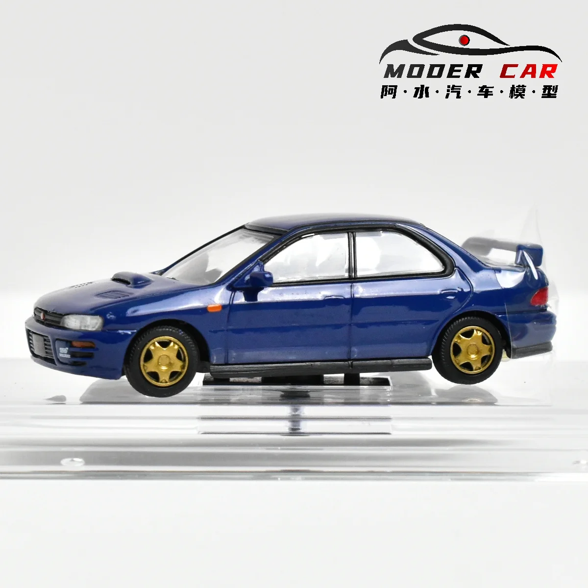 BM 1:64 Impreza WRX STi 1 1994 Hobby gegoten modelauto voor volwassenen