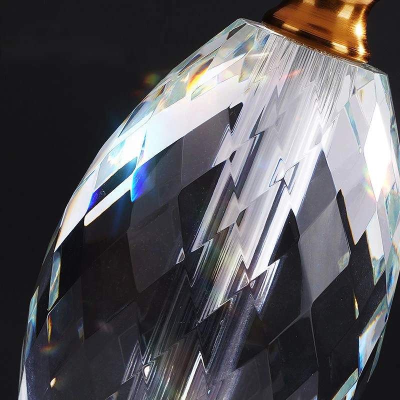 8M Modern Dimming Table Lamp LED Creative Crystal Desk Light With Remote Control for Home Living Room Bedroom Decor