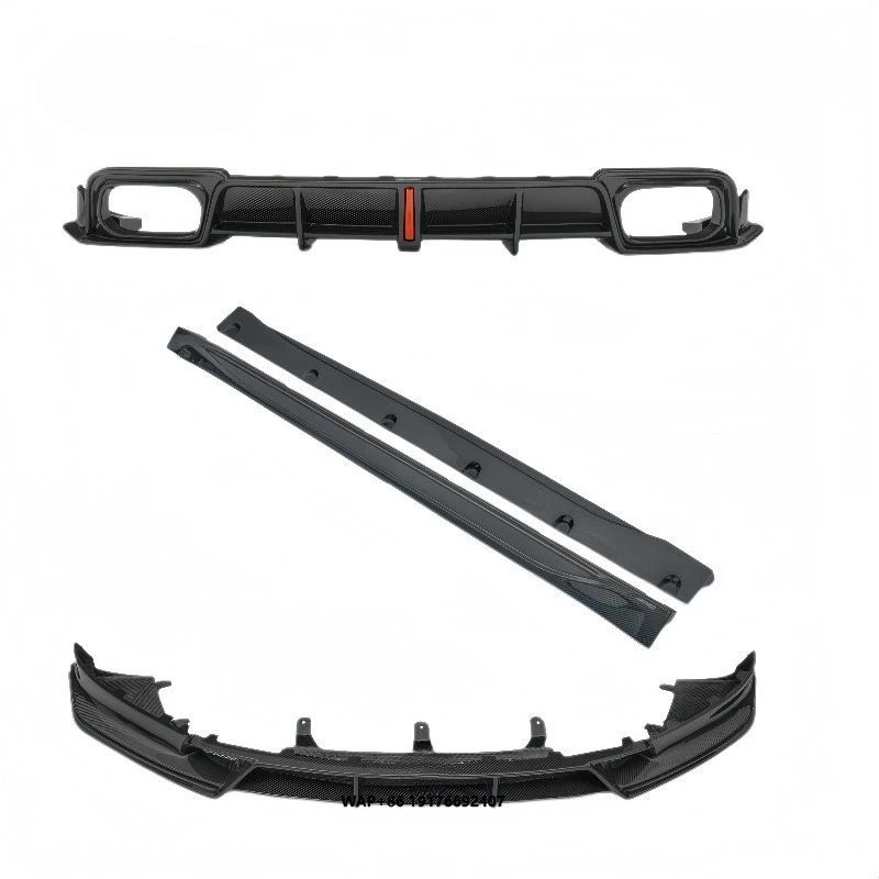 

Good Quality Dry Carbon Fiber Car Body Kit Macan 18-21 Auto Body Exterior Systems Front Lip Side Skirts Rear Lip