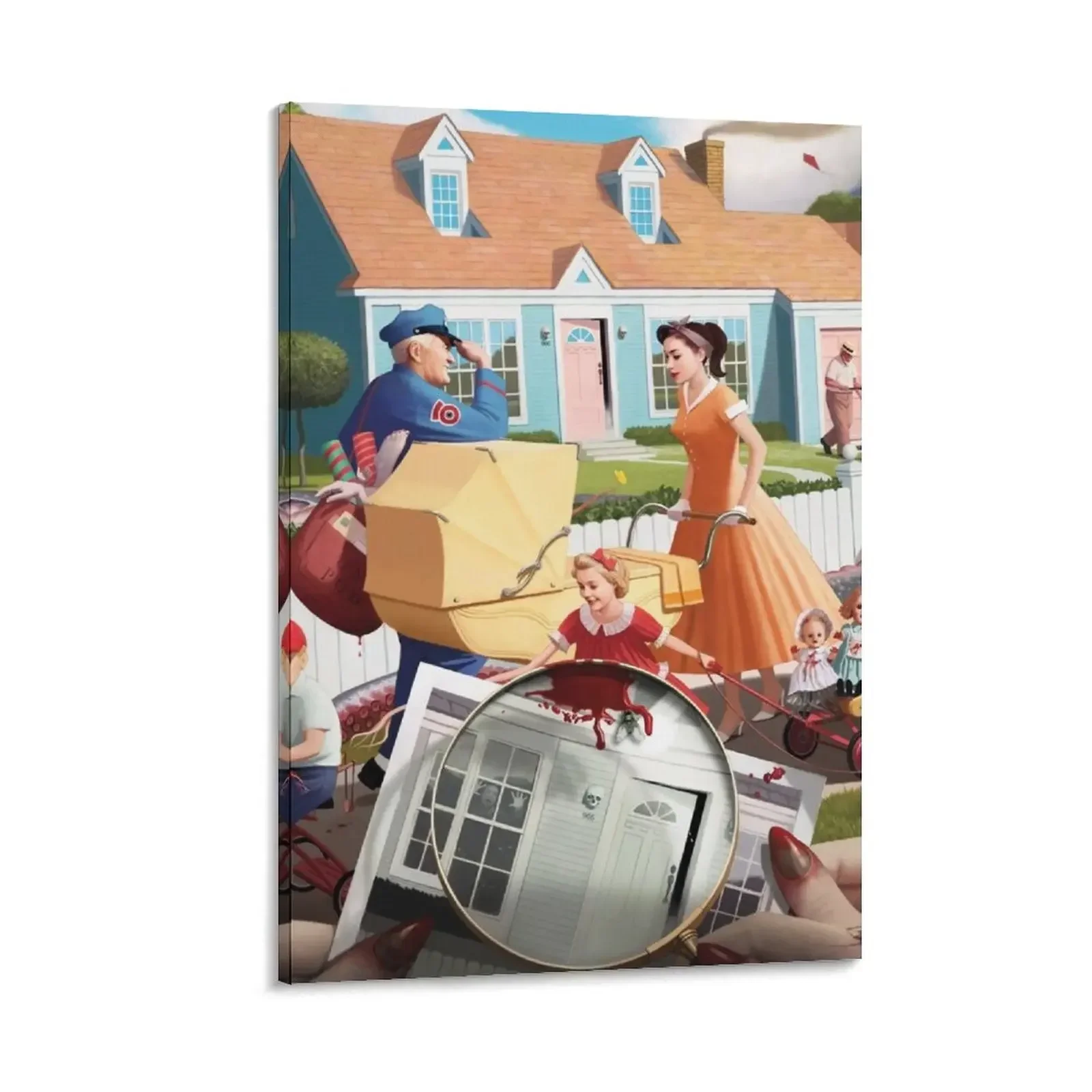 

Living The Dream Canvas Painting room decorations aesthetic Wall decoration frame Decoration home decoration accessories