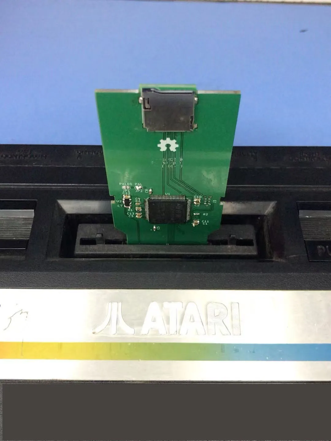 Atari 2600 플래시 카드 V2 버전 레트로 게임 콘솔, 4 비트