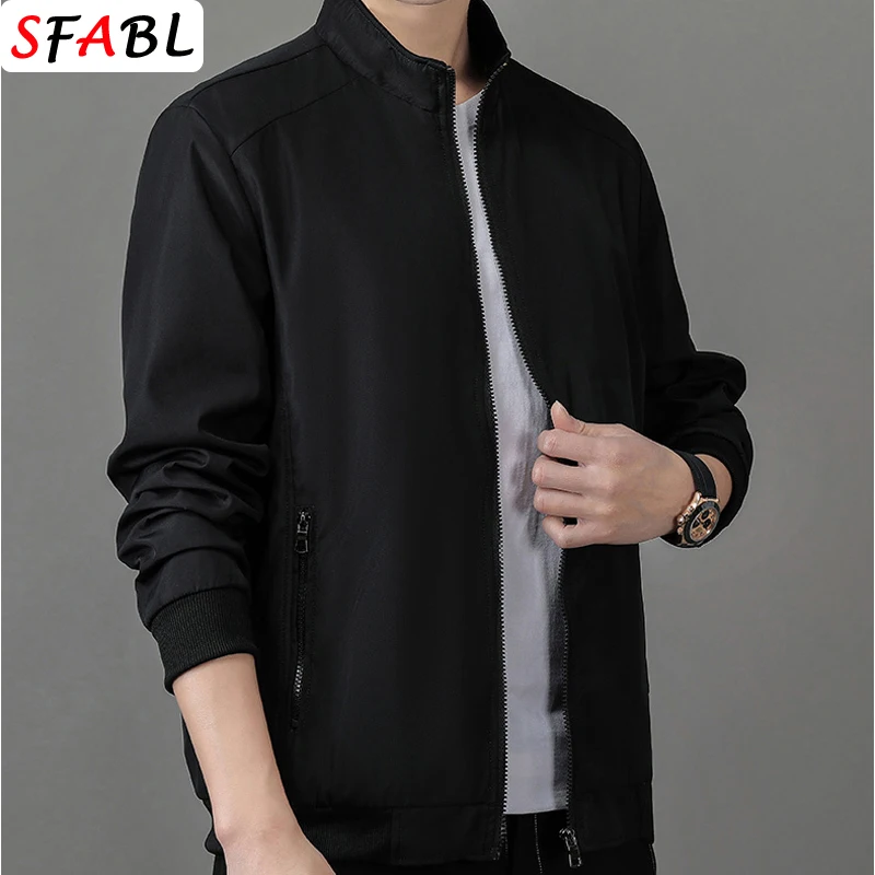 Neueste Frühjahr Jacke Männer Casual Jacke Zipper Tasche Bomber Jacke männer Jacken Slim Fit Luxus Baseball Mäntel L-3XL Oberbekleidung – Detail 4