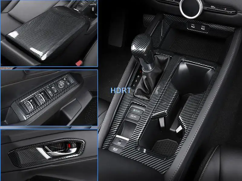 Car Interior Dashboard Gear Panel Cover Outlet Trim Frame Styling For Honda Inspire Accord 11th 2023 + Carbon Fiber Accessories