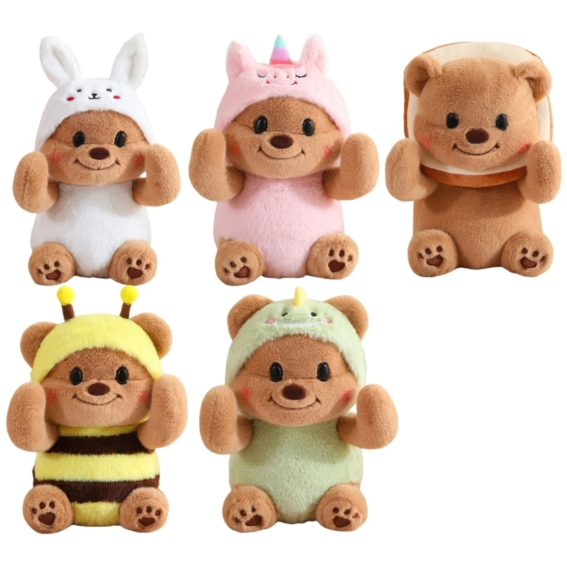 Butter Bear Toy Fun Stuffed Animals Toy for Girl Children Christmas Gift