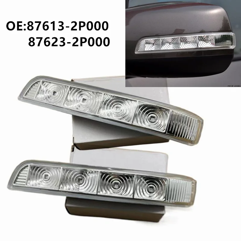 Lámpara de espejo lateral para KIA Sorento, 876132P000 LED, señal de giro, luz izquierda, posición de conducción principal (versión de Oriente