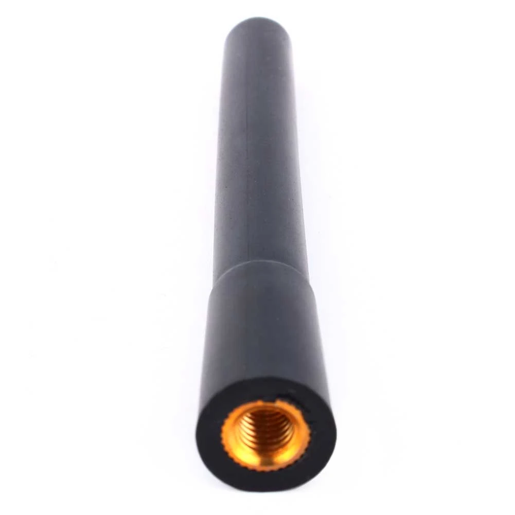 Electric  Mast for Cars Trucks Black Short AM/FM Radio  Mast with Threaded Mount