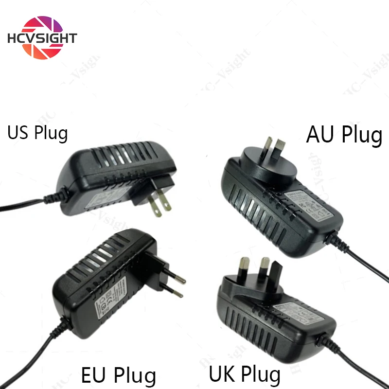 

EU/US/UK/AU Plug CE Qualified AC 110-240V To DC 12V 2A OR 1A Power Supply Adapter For CCTV Camera