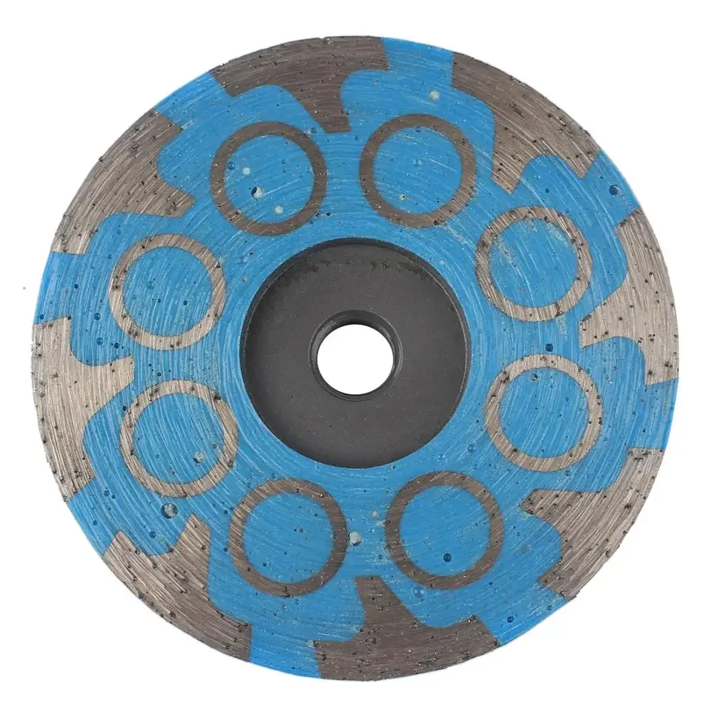 Raizi 4 inch T+O type granite marble stone diamond grinding disc wheel