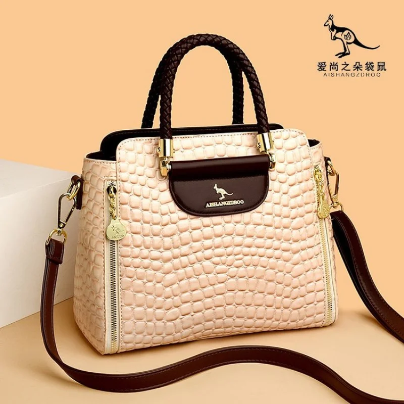 

Классическая дизайнерская сумка через плечо для женщин, роскошные кожаные сумки через плечо, женская сумка-тоут, элегантный модный аксессуар