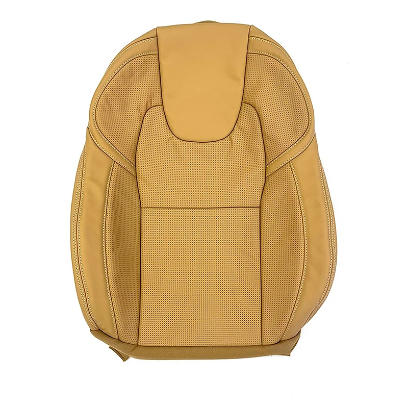 Customized 100% Original Nappa Genuine Perforated Amber Leather Full Car Seat Cover for Volvo XC60 XC90 S60 S90 Front Type