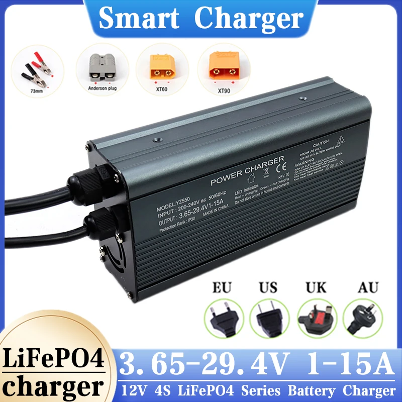 

Новое литий-ионное зарядное устройство Lifepo4 14,6 В 29,2 В 5 А 10а 20 А с регулируемым напряжением и током 12 В 24 В с дисплеем, многофункциональное зарядное устройство
