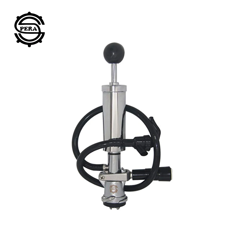 

4 inch Beer Party Pump with Picnic Tap 4 inch US Sankey S/D System Beer Keg Tap with Lever Handle for American Beer Brewing