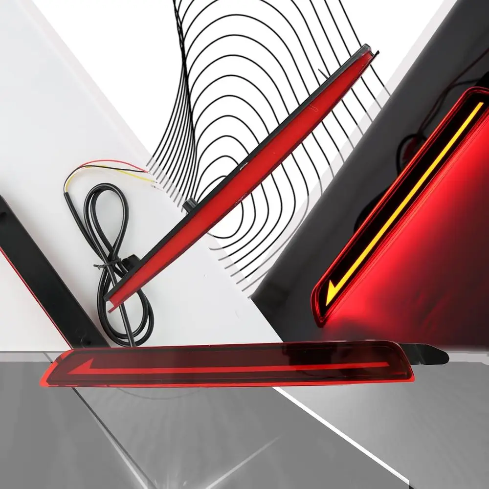 Riflettori paraurti posteriori a LED rossi, fendinebbia, freni, fanali posteriori con indicatori di direzione per Mazda CX-30 e CX-50 (stile rosso)