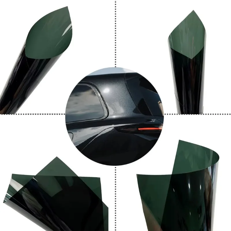 High Insulation 1.52x30m Nano Ceramic Window Film UV Blocking Solar Sun Heat Reject Color Changing PET Nano Carbon Window