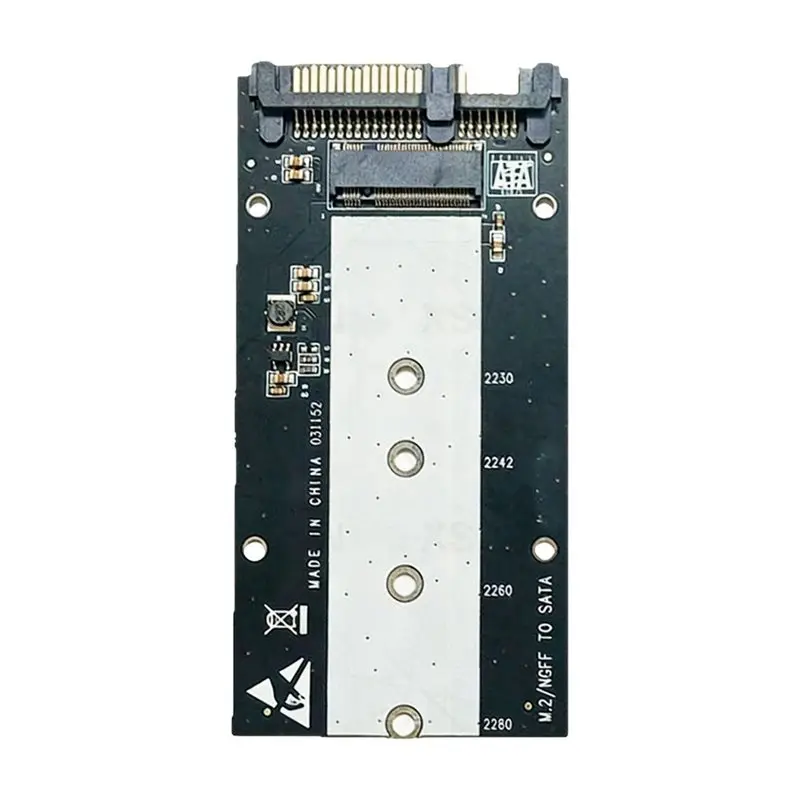 [NEW!】 NGFF To SATA3 SSD Adapter Board Supports M. 2 KEYB+ M Solid State Drives Card 6Gbps SATA Interface