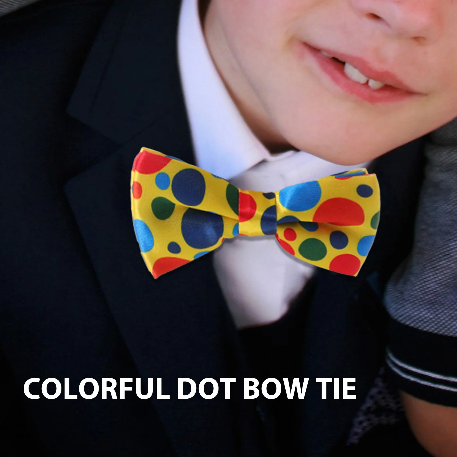 Wedding Dot Bow Tie Belt Work Pants for Kids Elastic Toddler Suspenders and Matching