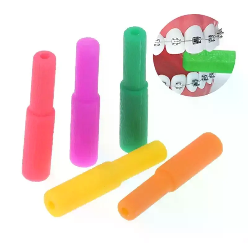 Silicone Teeth Stick Flavored Bite Dental Aligner Chewies Bite Chewies Prevent Face Distortion Dentist Tools Oral Care Tool 1Pc