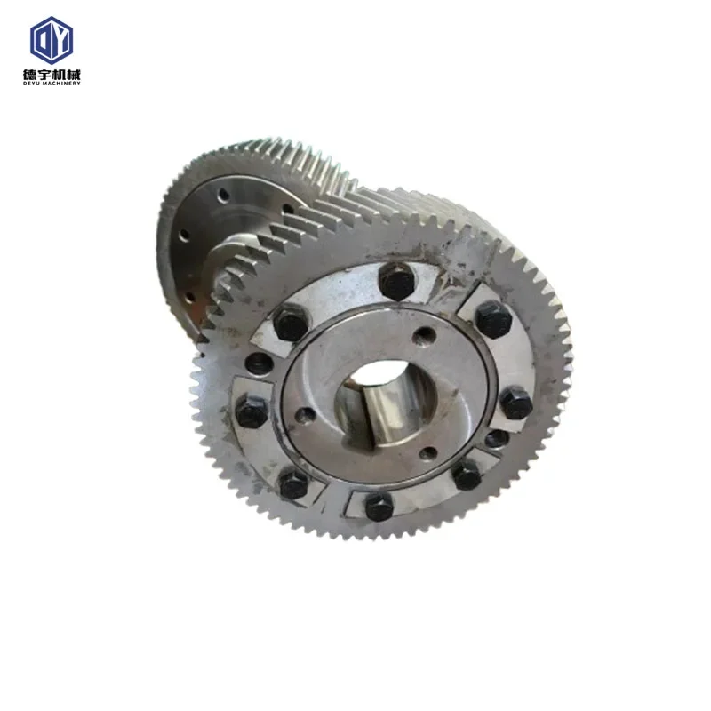 OEM custom large casting metal alloy steel big helical pinion gear custom high quality drive large gear