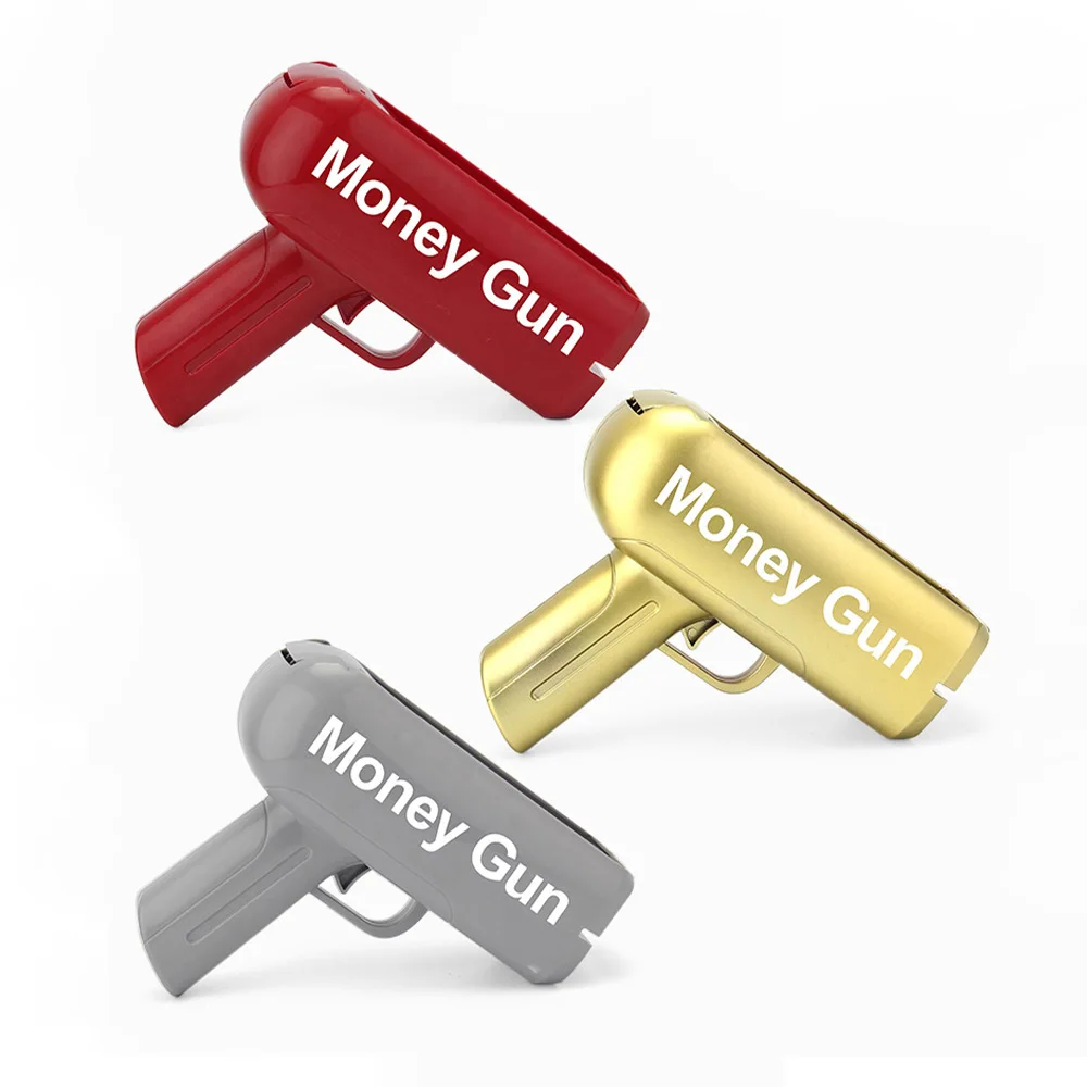 Divertente cannone per contanti, pistola per soldi, giocattolo, gioco per feste, sparatutto per matrimonio, compleanno, Natale, bar club