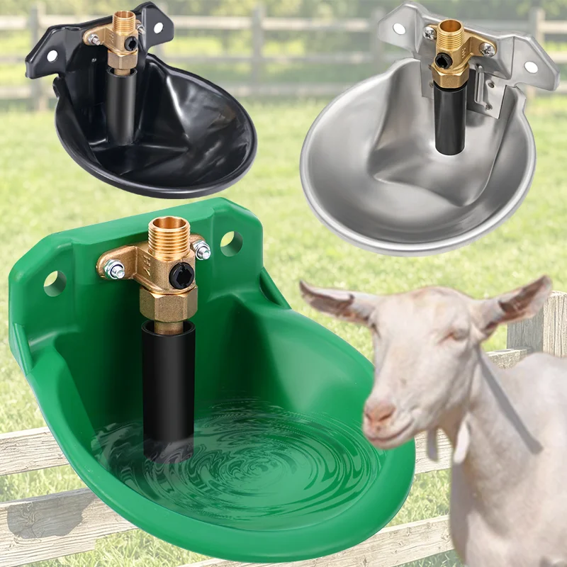 Sheep Drinking Bowl Fully Automatic Water Dispenser Goat Drinking Trough Horse Livestock Feeding Tool Animal Husbandry Equipment