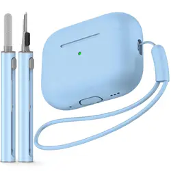 For AirPods Pro USB C Case with Cleaner Kit Soft Silicone Protective Case for Apple AirPod Pro 2nd/1st Generation Case for Women