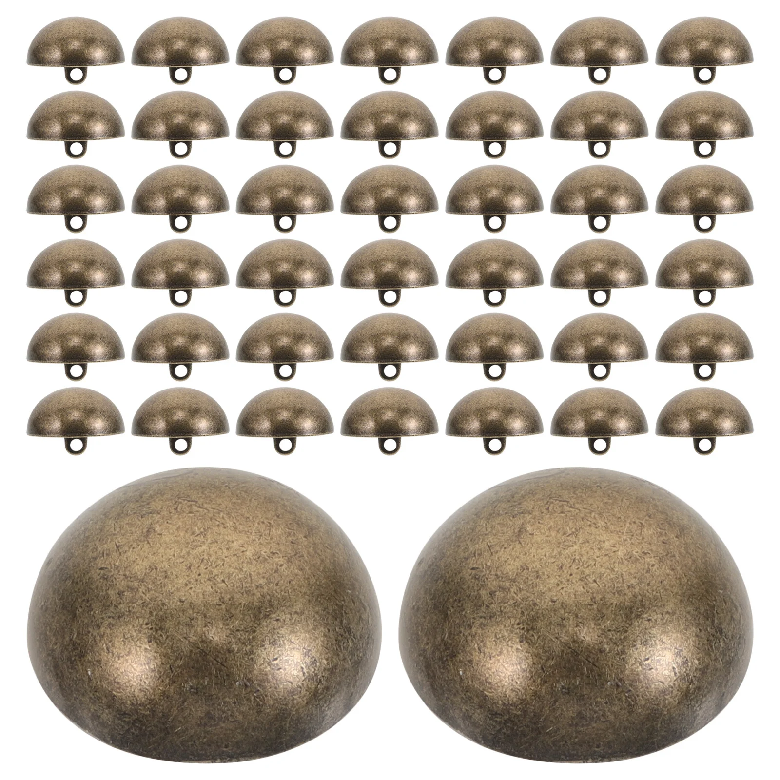 

50Pcs Metal Mushroom Head Buttons 20mm Domed Shank Sewing Buttons for Suit Blazer Jacket Coat Apparel Clothes Button