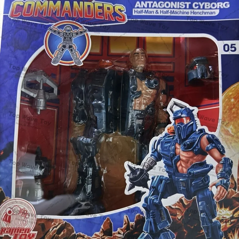 الأسهم الجديدة رامين لعبة 80C05C 1/12 مقياس 80s قائد الملاعب سايبورغ الذكور المحارب مجموعة كاملة 6 بوصة عمل الشكل دمية الجسم لعبة