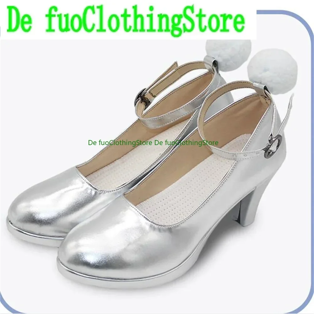 الأرنب X 777 NIKKE تأثيري أحذية الأحذية لعبة أنيمي هالوين عيد الميلاد Defu متجر أحذية الملابس