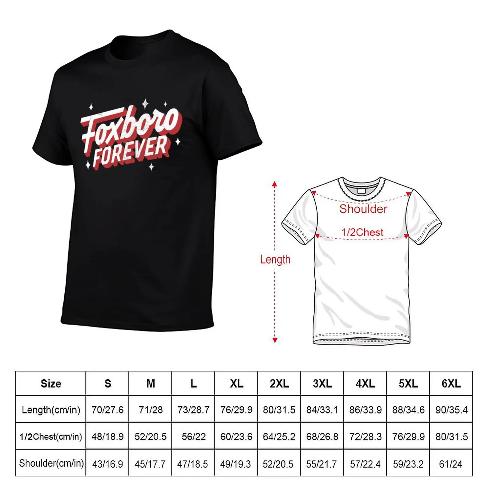 Foxboro Forever T-Shirt pot anime rzeczy letnie ubrania szybkoschnąca odzież męska plus size