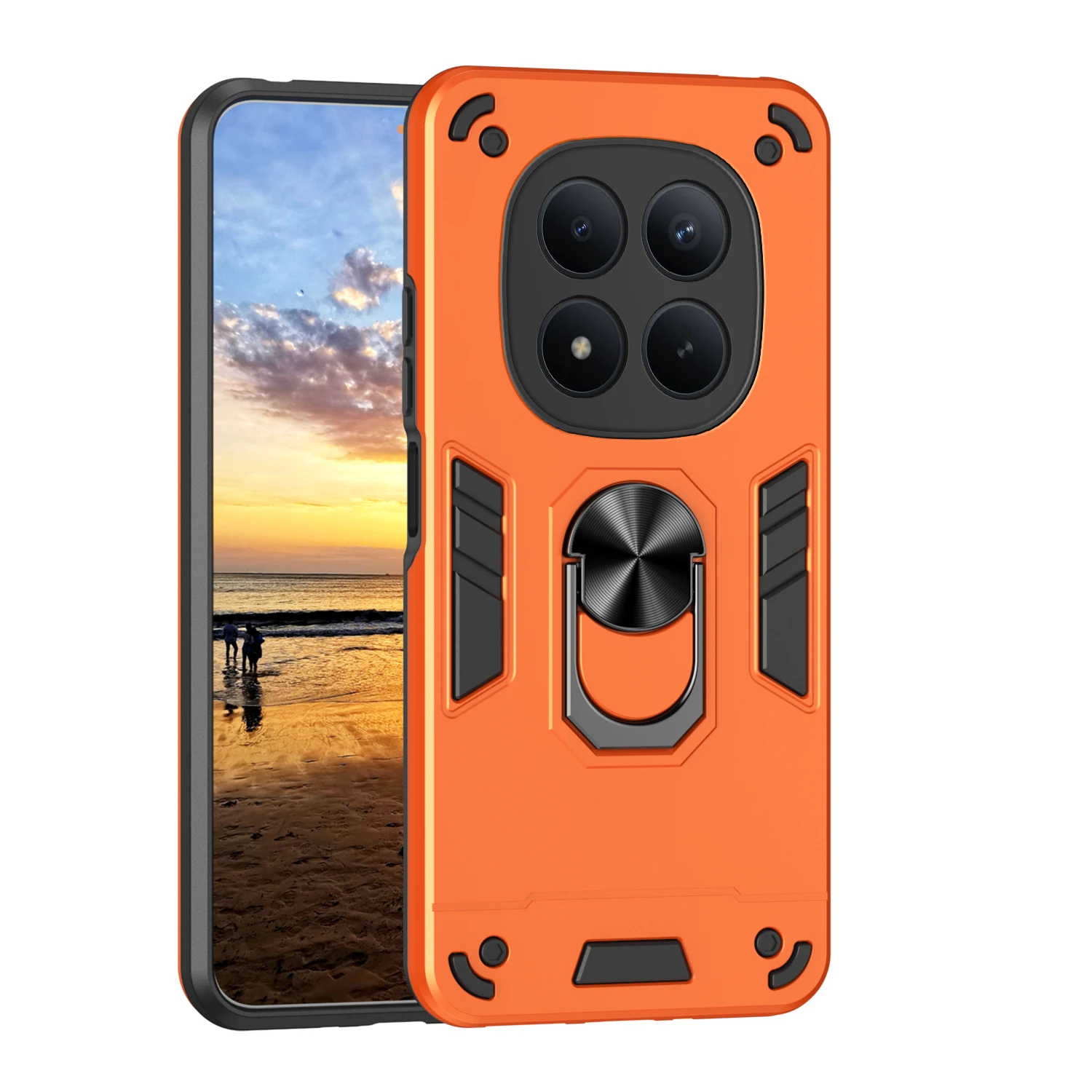 Militärisch robuste Hülle für Xiaomi Redmi Note 15 Pro 5G Note 14 Pro+ Plus Schutzhülle Stoßfest mit Ringständer Fundas Coque – Detail 1