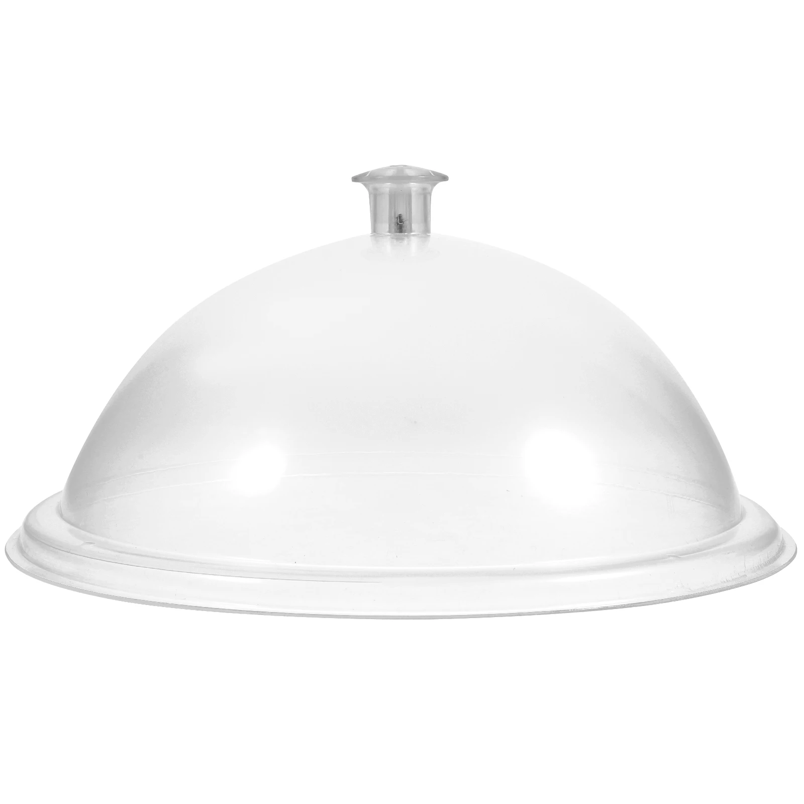 

1Pcs Acrylic Food Cover 12-Inch 31Cm Round Transparent Heat Insulation Lid Dustproof for Home Restaurant Hotel Use Bacon Burger