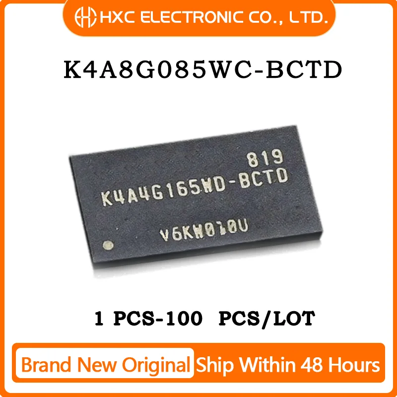 

1/5/10PCS K4A8G085WC-BCTD K4A8G085WC BGA NEW Original IC