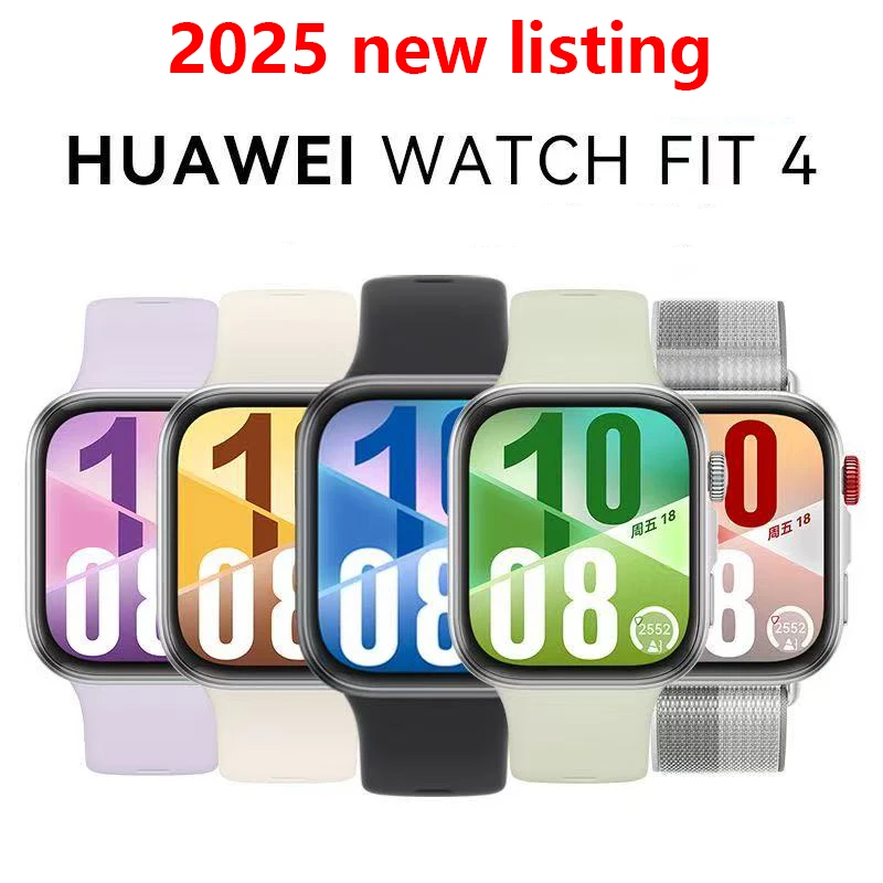 HUAWEI Watch FIT 4 Smartwatch 1.82-inch AMOLED Display Bluetooth Calling Health Monitoring up to 10-Day Battery Life