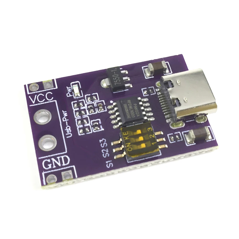 وحدة الزناد PD QC 20 فولت، USBEC 5 فولت 5A 15A تيار عالي BEC، مصدر طاقة رقمي قابل للتعديل مع شاشة عرض، احتياطية للمختبر، بيع فردي