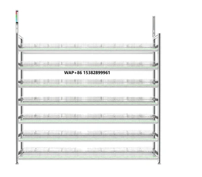 Electronic Reel Material Rack for 7in 13in Reel Material Durable Anti-Rust Metal Warehouse Rack