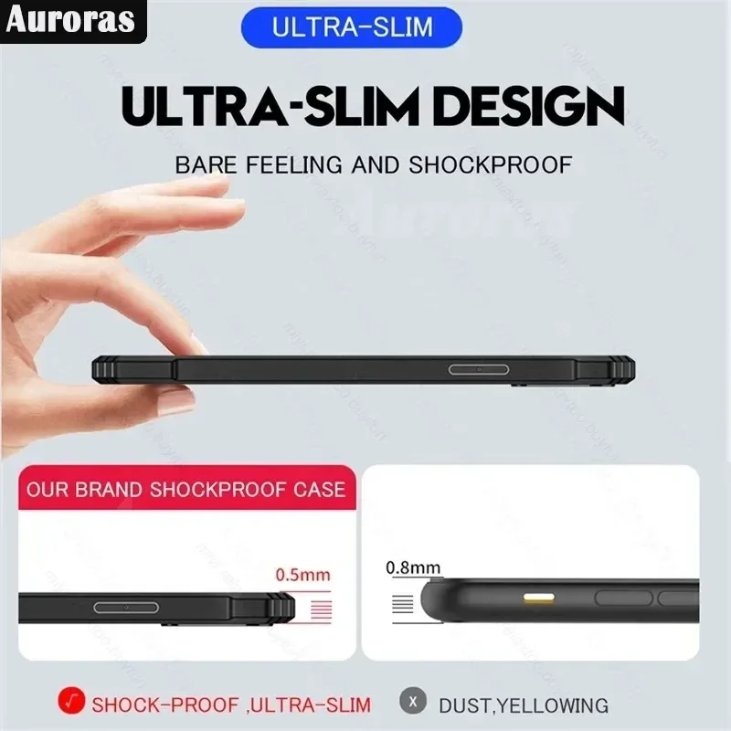 Transparente, stoßfeste Acryl-Handyhülle für Nothing Phone 3A Pro 3, A, Magnethalter, Ring, Fundas für Nothing Phone 3A Pro 3A