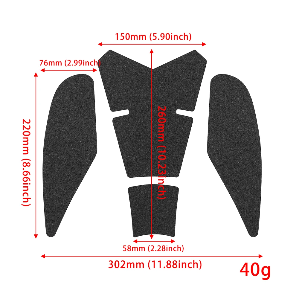 Motorcycle Anti slip Side Fuel Tank Pads Protector Stickers Knee Grip Traction Pad Decal Fit for haojue DR300 DR250 2021 2022 23