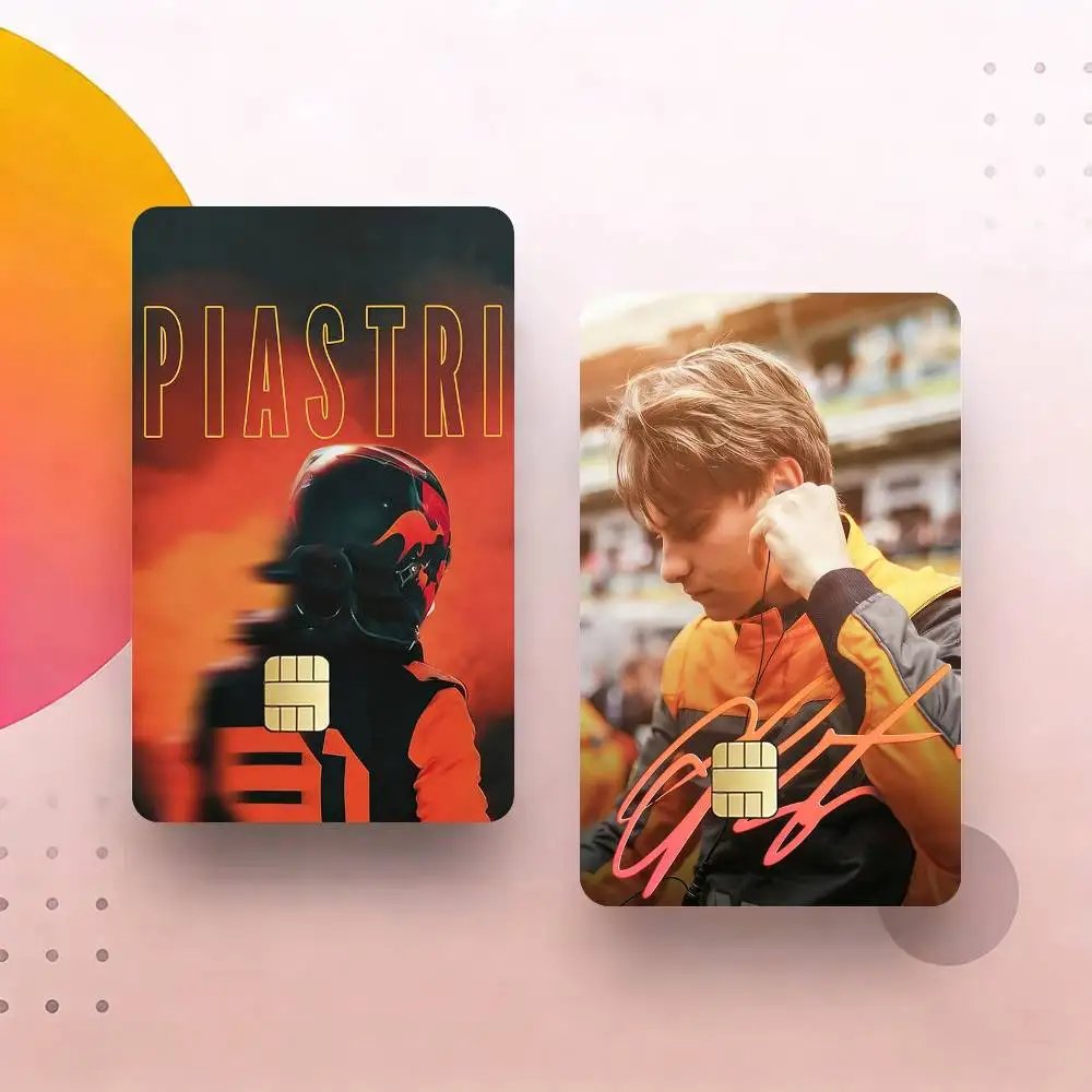 

Driver O-Oscar P-Piastri Sticker Decoration Creative Bank Card Bus Metro Waterproof Sticker