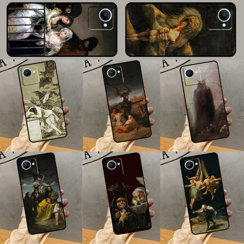 Funda artística de España Francisco Goya para Realme C61 C67 C53 C55 C75 C51 C21Y C25S GT 6 6T 5 GT7 Pro 10 11 12 13 14 Pro Plus