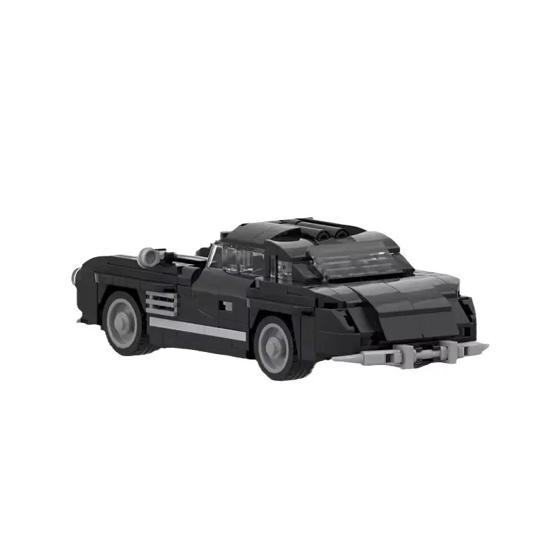 MOC - 300 SL Speed Champions Building Blocks Set, carros esportivos pretos, brinquedos de tijolos, presentes para meninos e meninas