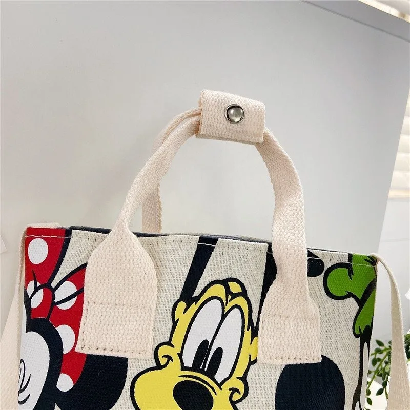 Disney 2024 New Fashion Belt Bag Mickey Cartoon Cross-body Bag Cute Chest Bag PU Leather Large Volume Waist Bag Fanny Pack