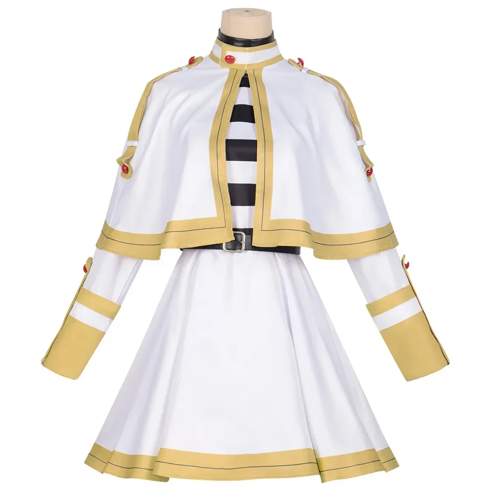 Sousou No Frieren Costume Cosplay Puntelli Frieren Fantasia Costume Cappotto Camicie Outfit Fantasia Donna Abiti da festa di carnevale per adulti