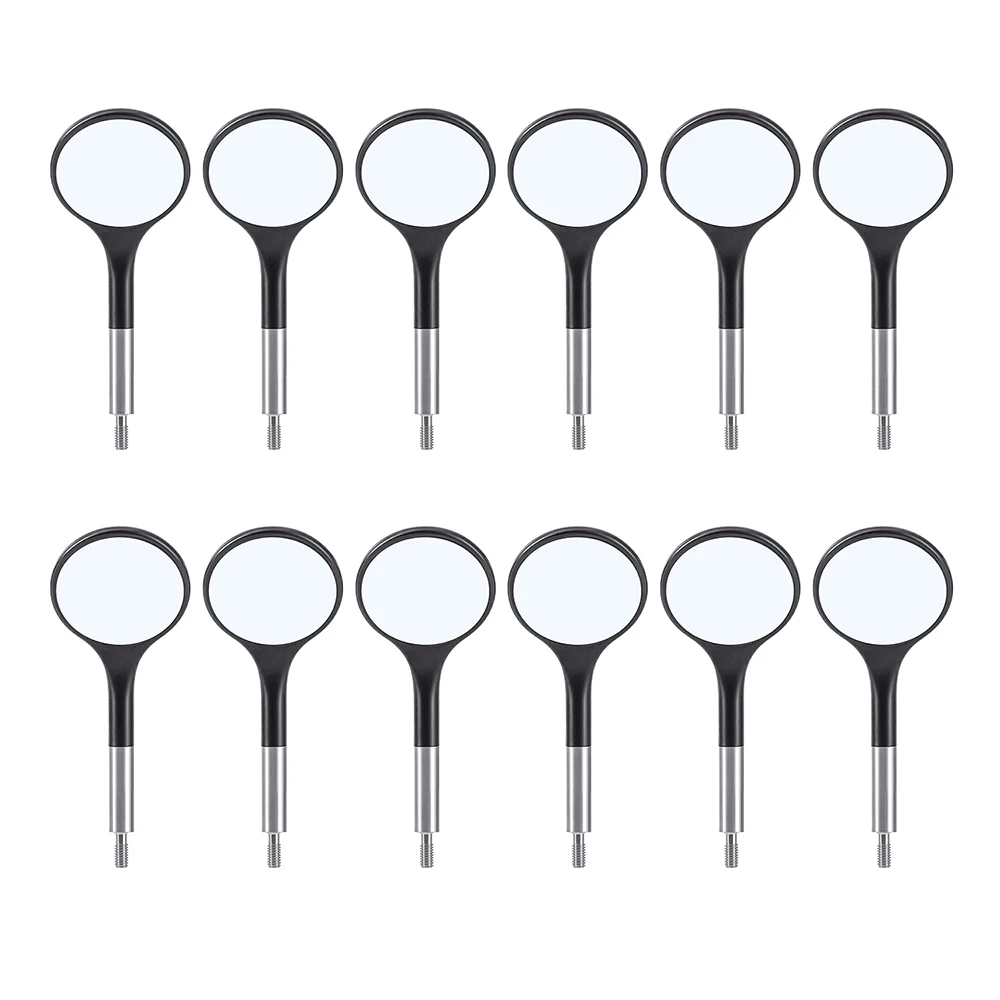 Dental Anti-fog-Mund Spiegel Oberfläche Prüfung Spiegel Metall Griff Reflektoren Autoklavierbar Replace12PCS Ultra-klare Spiegel AZDENT – Detail 2