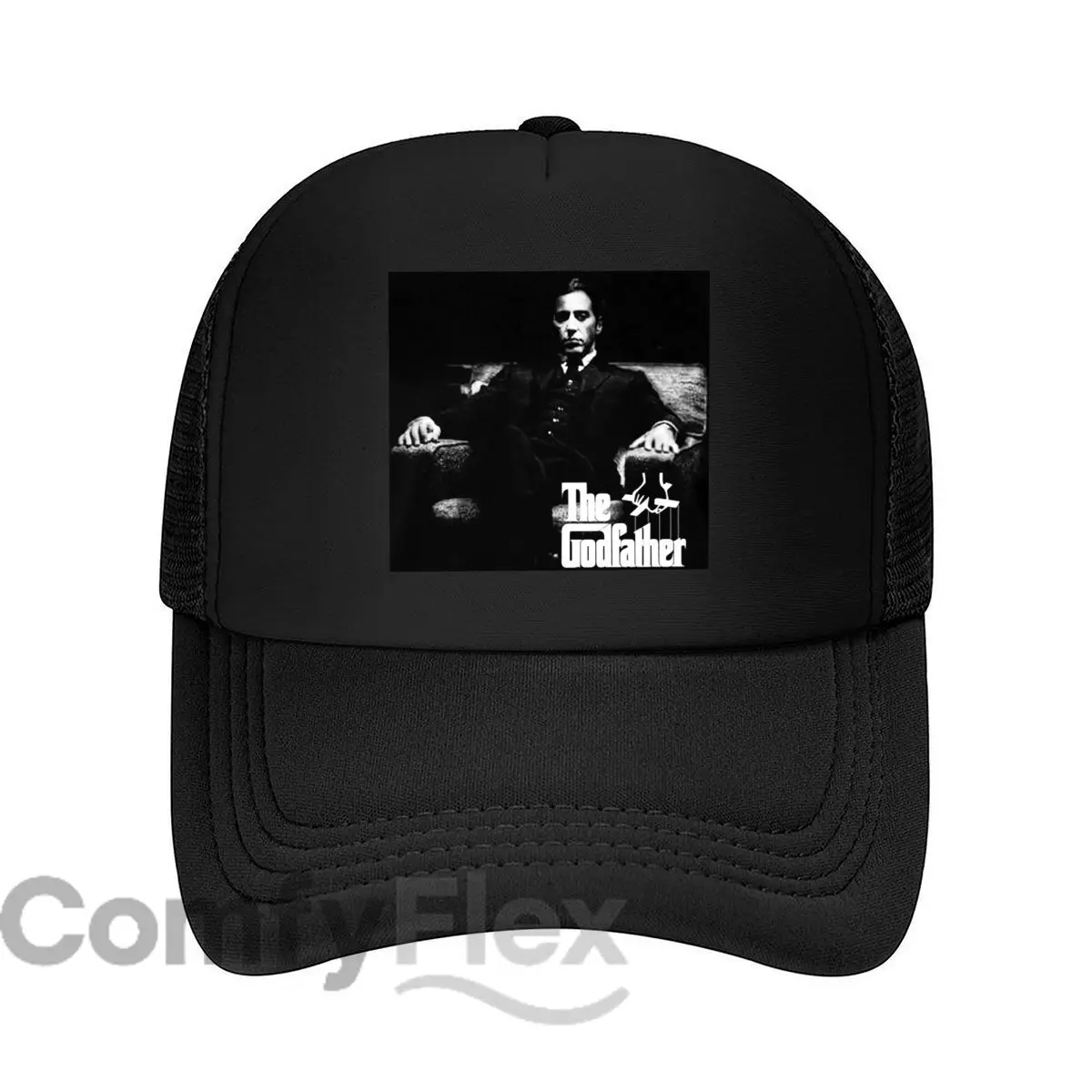 The Godfather Parody Art Design Mesh Baseball Cap Casual Hat Outdoor  For Womens Unisex Female